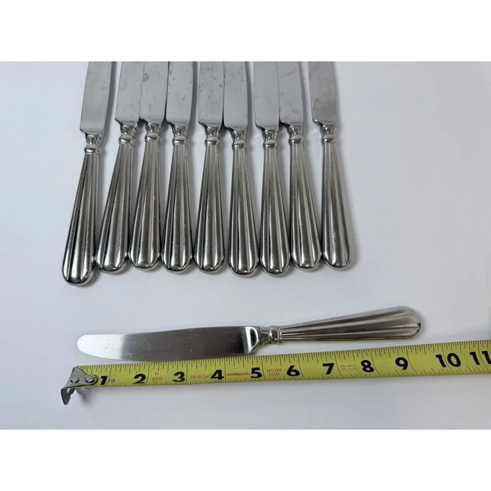 Oneida Unity 10 Dinner Knives Stainless Flatware Replacements USA